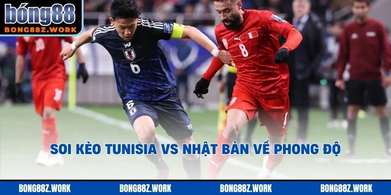 Soi kèo Tunisia vs Nhật Bản về phong độ
